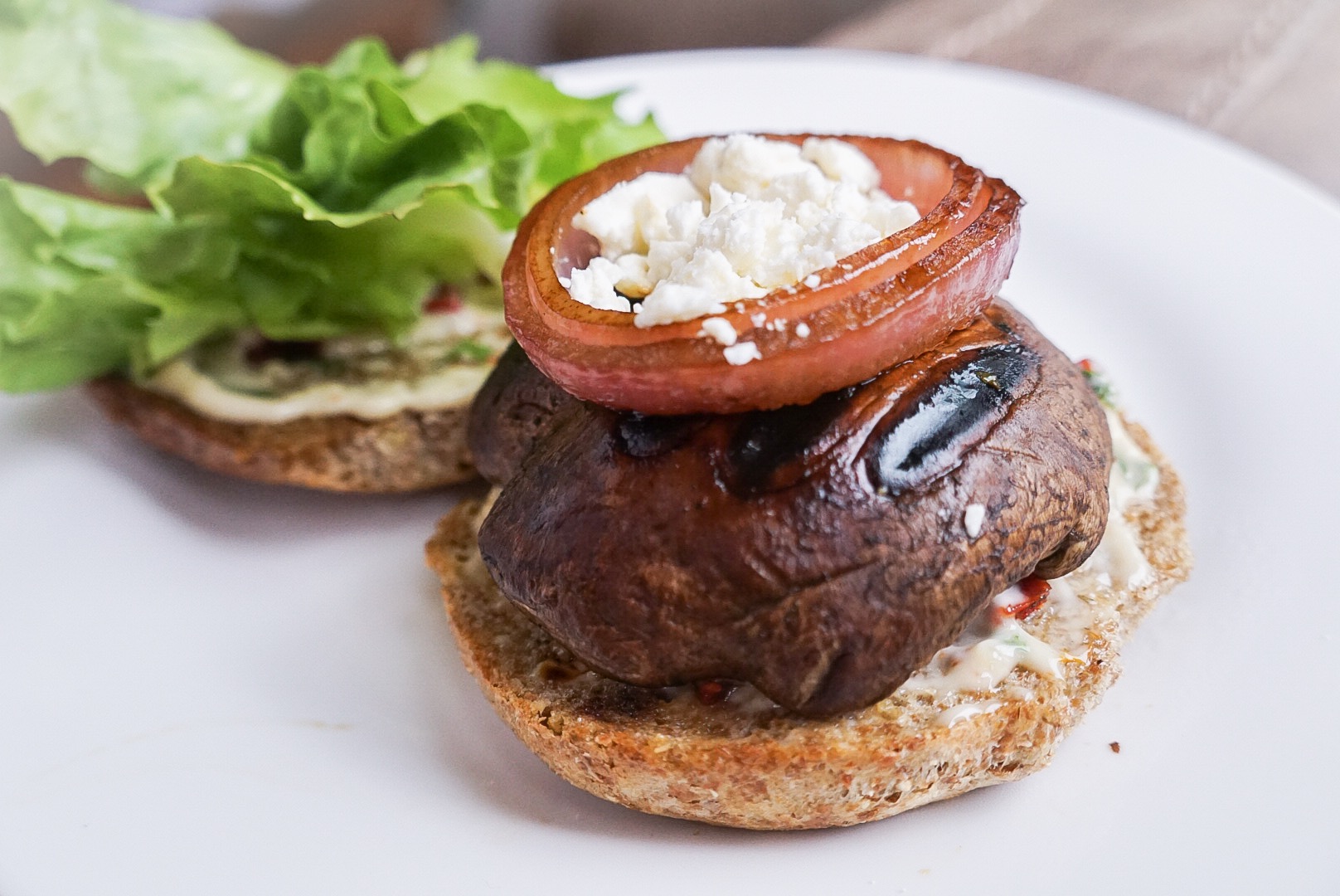 Grilled Portabella Mushrooms | A Healthy Makeover