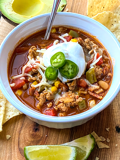 Turkey Chili - A Healthy Makeover