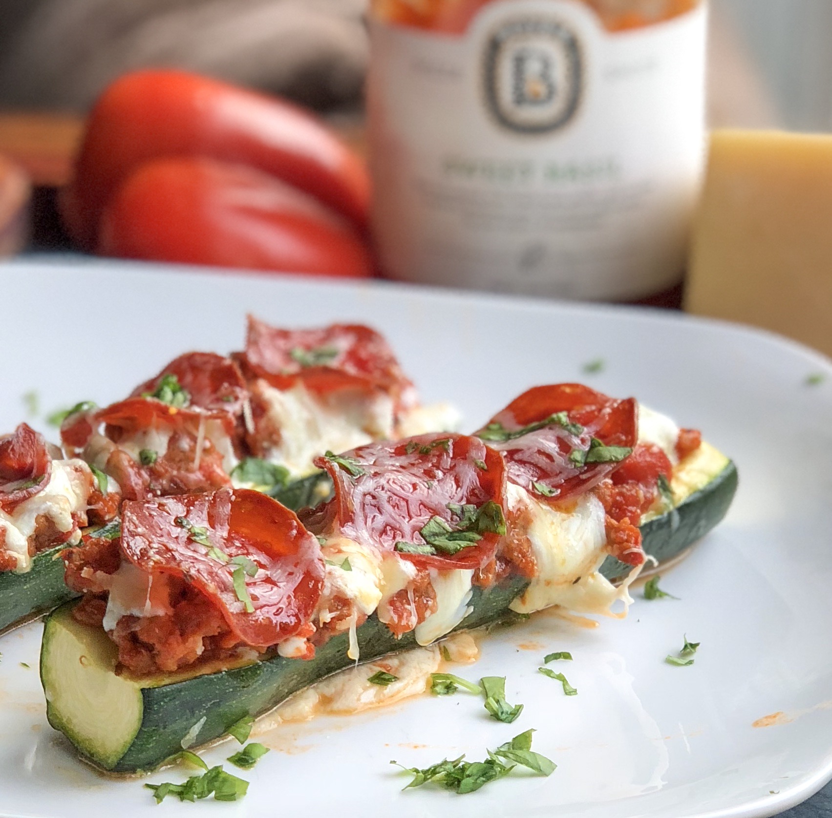 Zucchini Pizza Boats | A Healthy Makeover Recipes