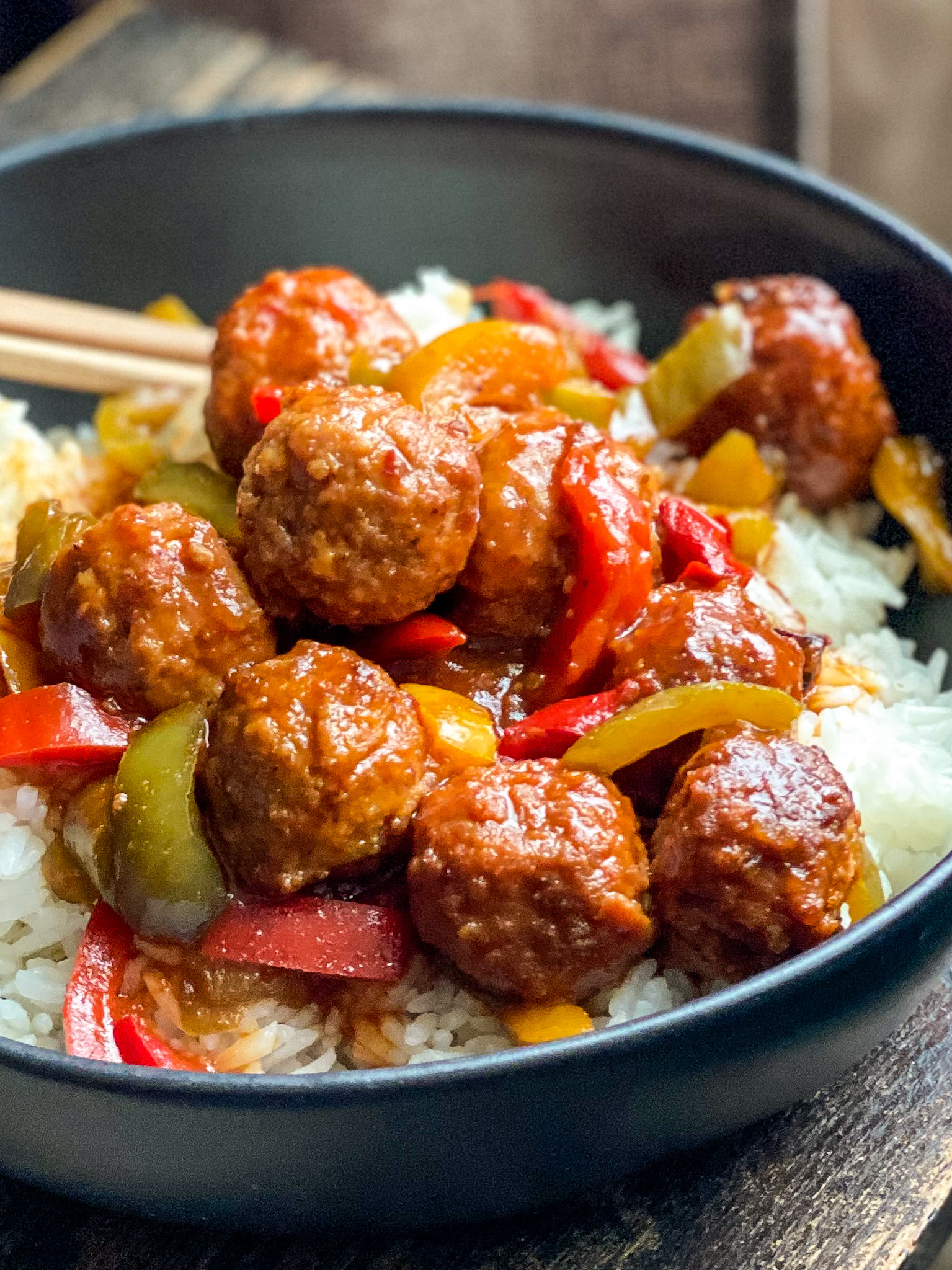 Peppers & Meatballs A Healthy Makeover