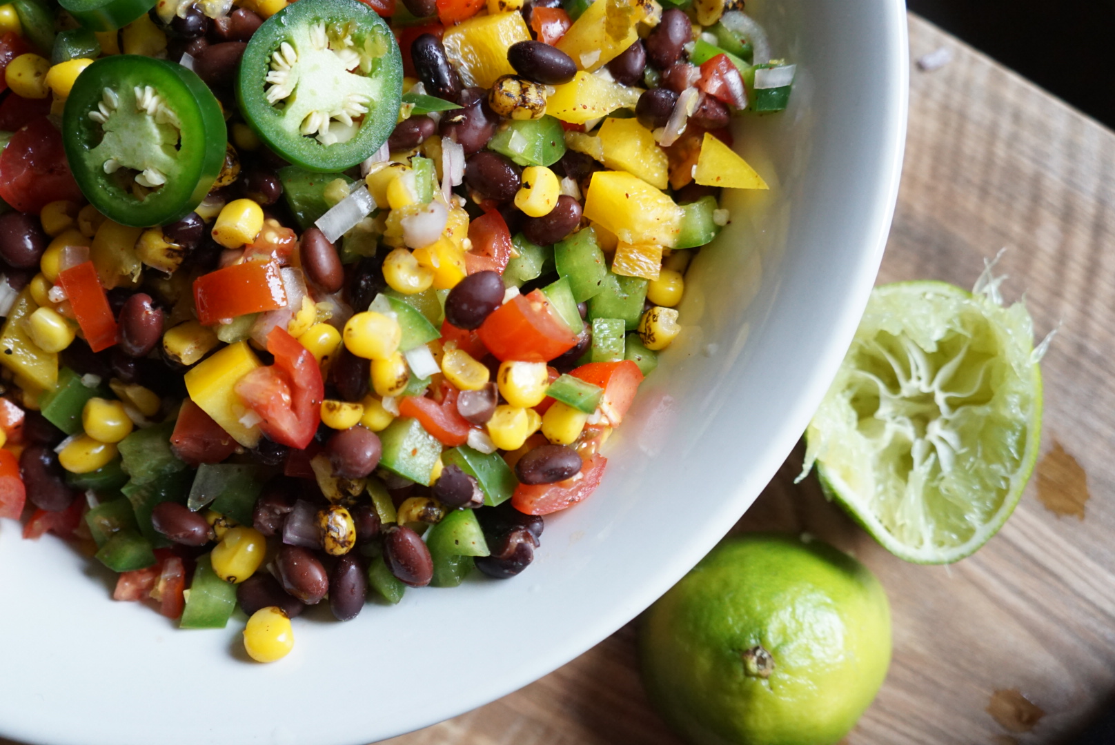 Corn and Black Bean Salsa A Healthy Makeover