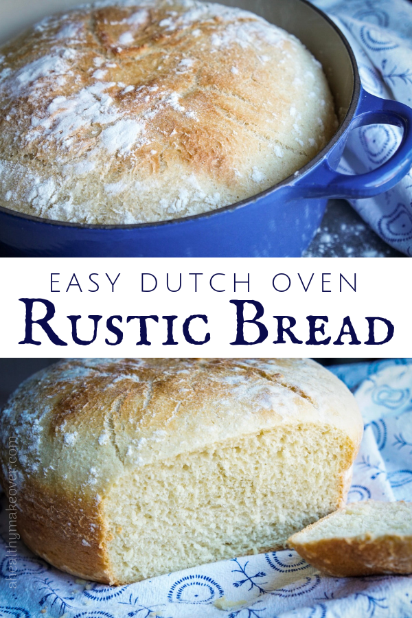 Easy Dutch Oven Rustic Bread | A Healthy Makeover