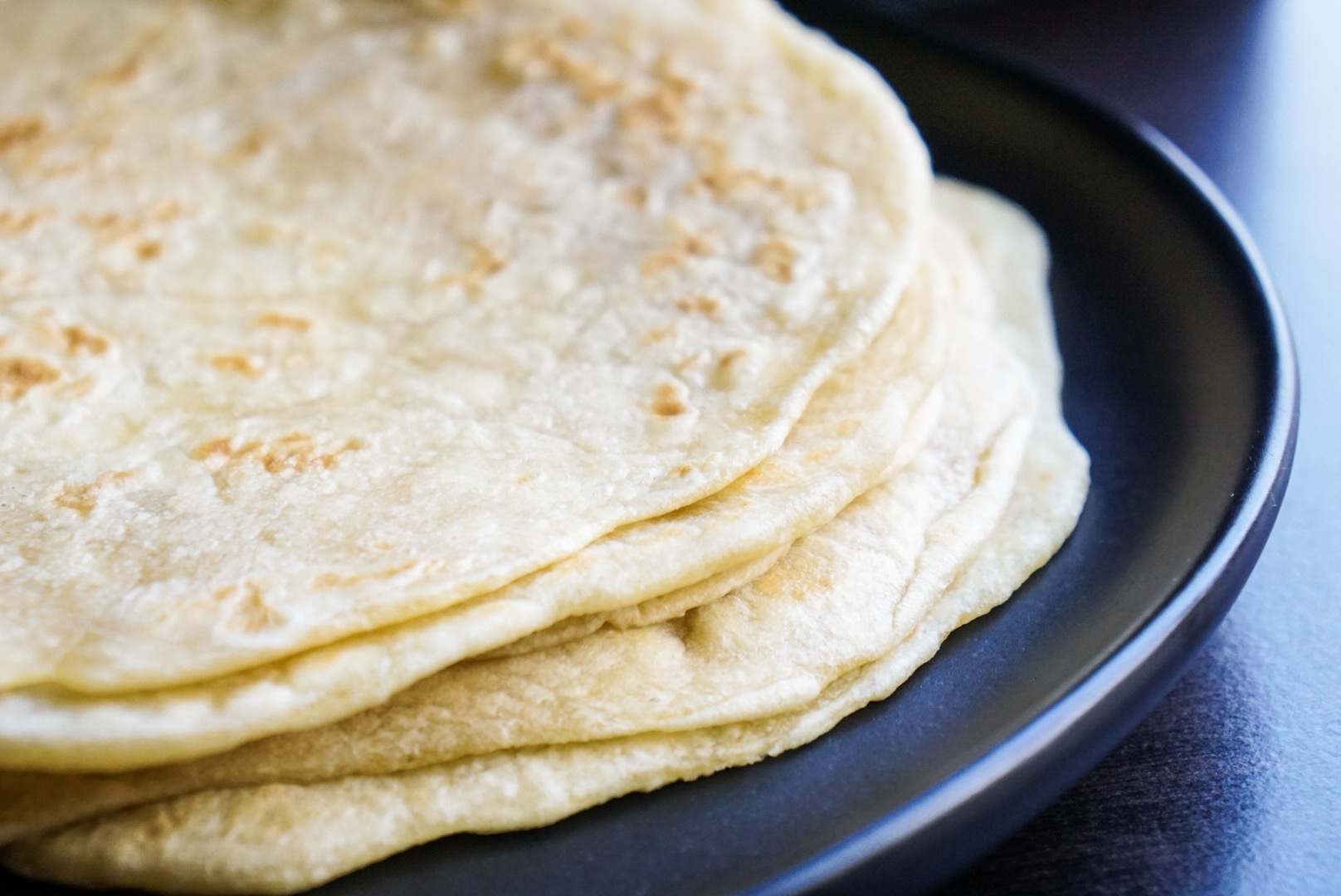Homemade Flour Tortillas {Easy, No Press!} - FeelGoodFoodie