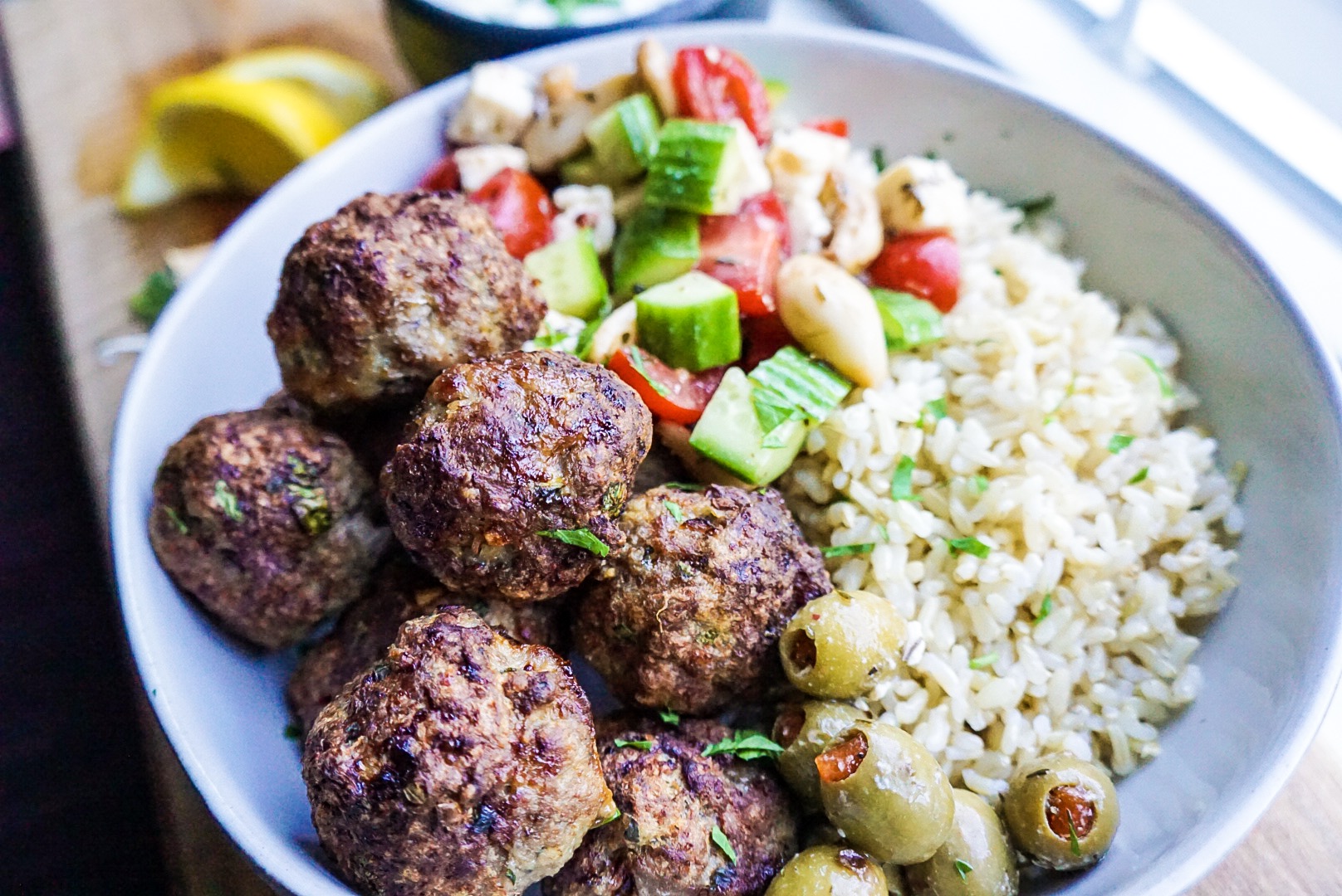 Easy Greek Meatballs A Healthy Makeover Recipes   LRG DSC02861 