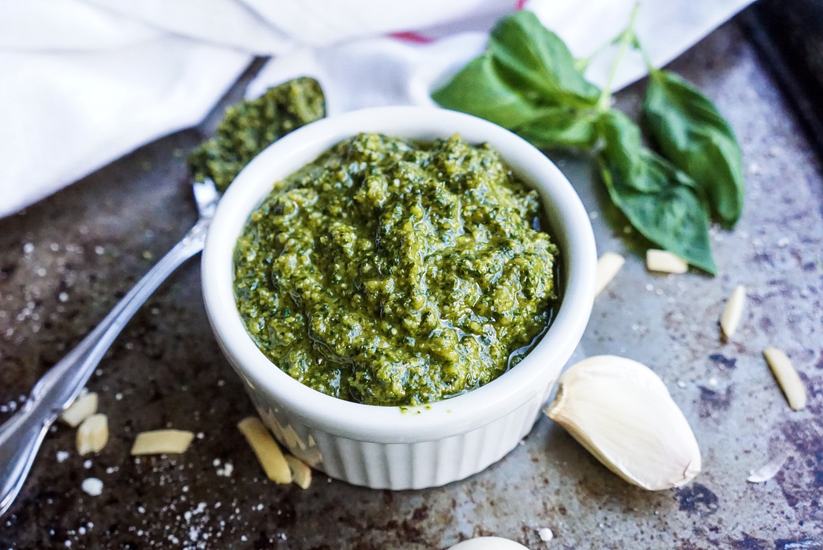 Basil Almond Pesto Recipe A Healthy Makeover